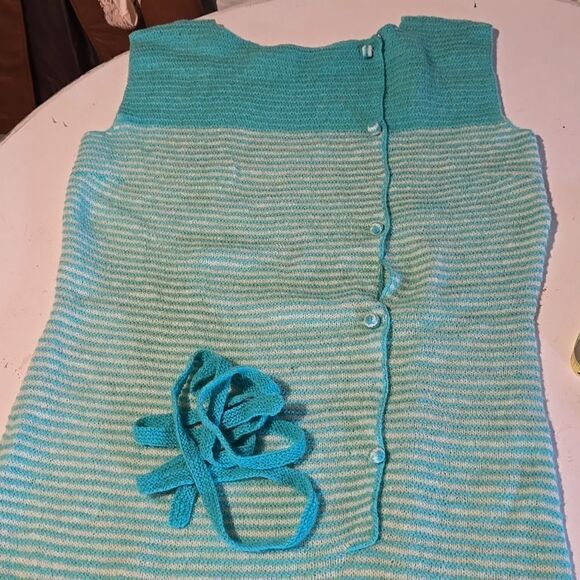 Vintage 1960’s Hand Crocheted Dress RARE ! - Picture 15 of 16